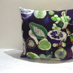 Designers Guild & Christian Lacroix Fabric Soft Manaos-Onyx Cushion Cover - thumbnail 3