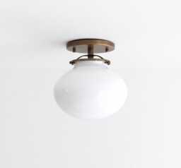 Flush Mount Ceiling Light Fixture - Schoolhouse -Ul Listed, 8