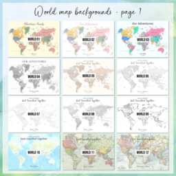 Customisable A2/A3 Canvas World Map Print, Vintage Or Modern Wall Art - thumbnail 3