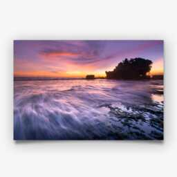 Tanah Lot Bali Print, Coastal Photography Wall Art, Sunset Temple Decor - thumbnail 3