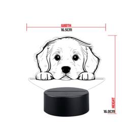Personalised Golden Retriever Led Night Light - Dog Puppy Gift