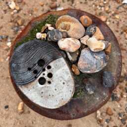 Slab Built Ceramic Soap Dish/Home Decor Coastal Style Homeware - thumbnail 4