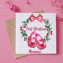Personalised Kids Christmas Decoration - Granddaughter First Gift Custom Bauble Stocking Filler Eve Box - thumbnail 2
