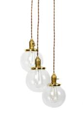 Simply Modern 3 Globe Vintage Light Chandelier - thumbnail 3