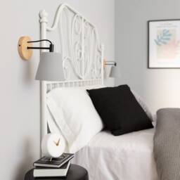 Ceci - Concrete Wall Light Scandinavian Bedside Sconce Switch Bedroom Lighting - thumbnail 2