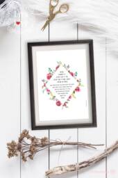 Aaronic Blessing, Printable Wall Decor, Bible Verses, Numbers, Priestly Home Decor, Hebrew Art Print, Jewish Home, Judaica - thumbnail 1