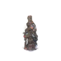 Ceramic Sculpture Figurative Art Brown Female Garden Planter Clay Patio