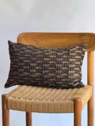 Handmade Lumbar Pillow Cover Woven Boho Farmhouse Decor - thumbnail 1