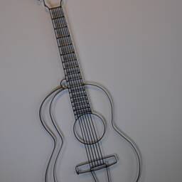 Guitar Music Instrument Metal Wall D??cor & Sculpture - thumbnail 3