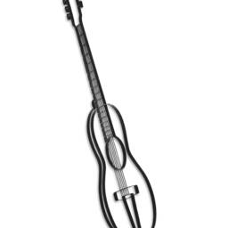 Guitar Music Instrument Metal Wall D??cor & Sculpture - thumbnail 2