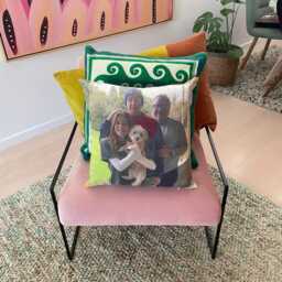 Custom Photo Pillow, Stylish Keepsake, Pet Memorial Gift - thumbnail 2