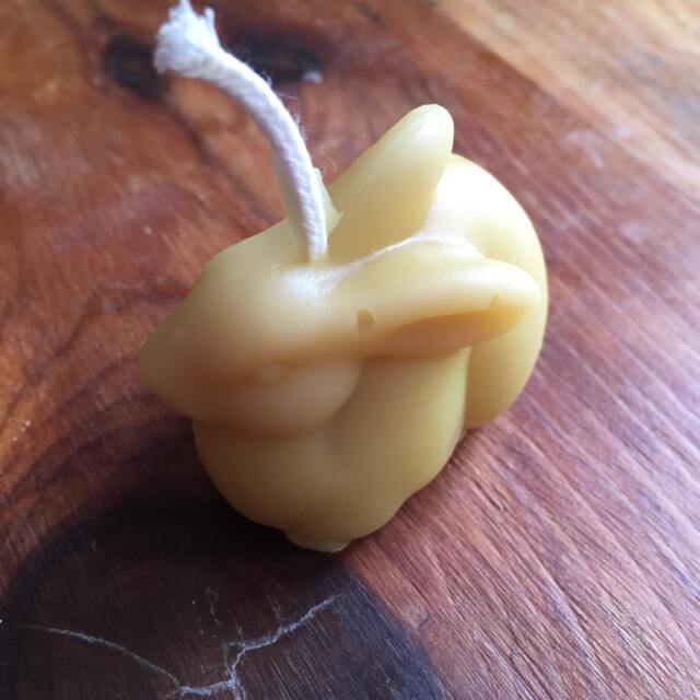 Beeswax Small Bunny Candle - image 1