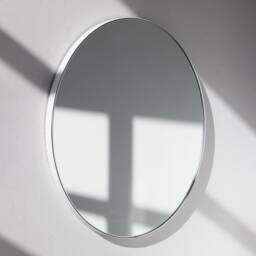 Orbis??? Modern Round Mirror With White Frame, Customisable Colour - Large, Xl - thumbnail 1