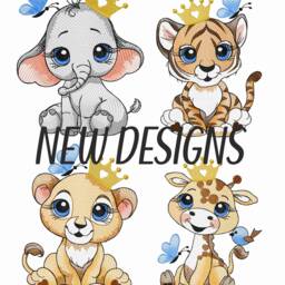 Personalised Embroidered Baby Waffle Baby Elephant Blankets 90cm 5 Colors Super Soft - thumbnail 2