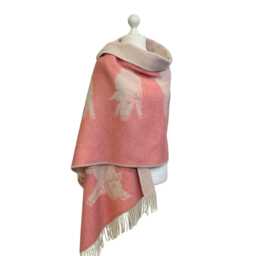 Piglet Small Wool Throw - Woven Blanket Made From Pure Ideal For Housewarming Gift - thumbnail 1