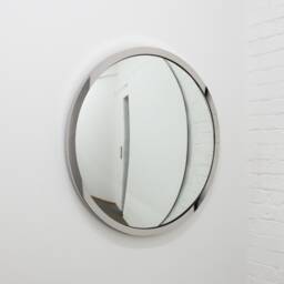 Orbis??? Round Convex Mirror With A Polished Stainless Steel Frame - thumbnail 1