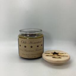 Olde Homestead Highly Fragrant Candle/Apothecary Jar 18Oz/Paraffin Wax/Hand Poured Candle/Farmhouse Candle/Country-Primitive Candle - thumbnail 2