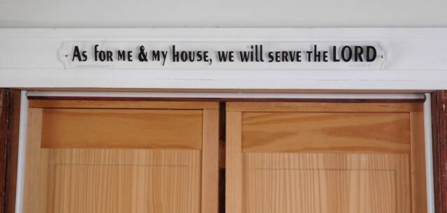 As For Me & My House We Will Serve The Lord - Joshua 2415 - image 1