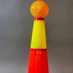 Blown Glass Sculpture Circus #6 By Artist Brad Stearns - thumbnail 4