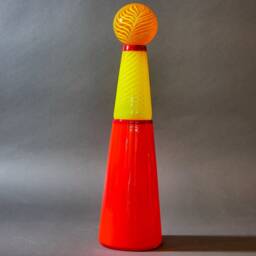 Blown Glass Sculpture Circus #6 By Artist Brad Stearns - thumbnail 3