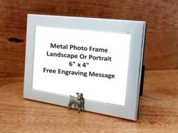 Jack Russell Emblem Picture Frame Landscape Or Portrait Dog Birthday Gift 199 Mf