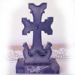 Armenian Cross 17Century Copy From Pewter - thumbnail 4