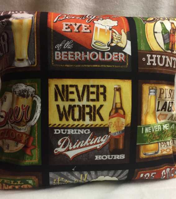 Never Work During Drinking Hours, Accent Pillow 14 X - #p003 - image 1