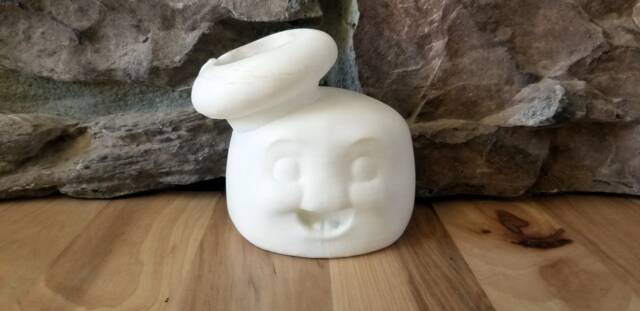 Ghostbusters Stay Puft Marshmallow Man 3D Printed Planter - image 1