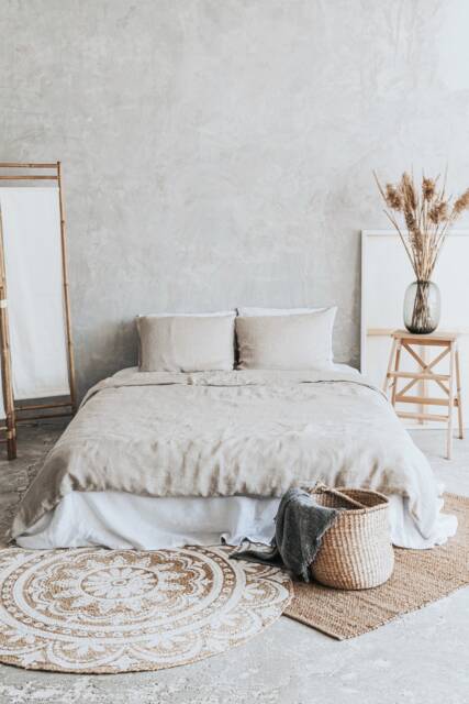 Linen Duvet Cover, Zipper Inner Ties, High-Quality, Bedding, Housewarming Gift - image 1