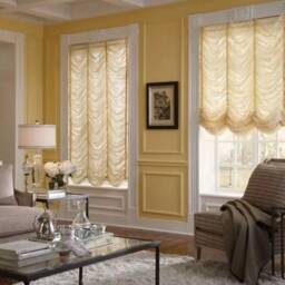 Custom Austrian Shade French Marquise Style Window Treatment - thumbnail 2