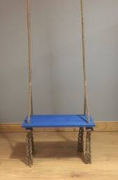Handmade Indoor Rope Swing Wooden Children's Swing Chair