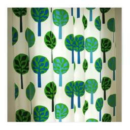 Cafe Curtain Window Valance/Window Treatment/Kitchen/Bathroom Shower Curtain/Kids Nursery/Living Room DrapeGreen Tree, Free Gift - thumbnail 2