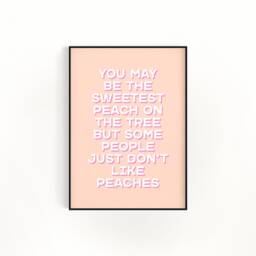 Bedroom Print - Prints Affirmation Pink Wall Art Peach Positive Motivational Quote Saying Decor - thumbnail 2