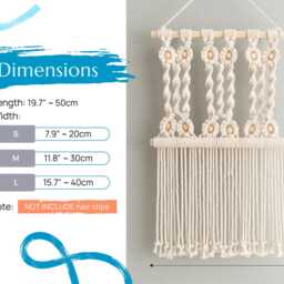 Hair Clip Holder For Girls, Macrame Bow Organizer, Birthday Gift Toddler, Girls Room Wall Decor I91 - thumbnail 3