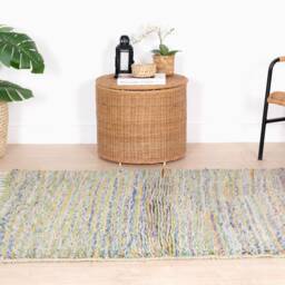 Wool Beni Ourain Rug, Moroccan Rug 3x5 Ft, Authentic Handmade Berber Carpet, Genuine Rug, Area Tapis Berbere, Teppich - thumbnail 2