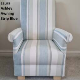 Laura Ashley Adult Armchair Gosford Floral Stripe Accent Chair Red Blue Grey Whinfell Josette Belton Bacall Checked Penrith Mapleton - thumbnail 2