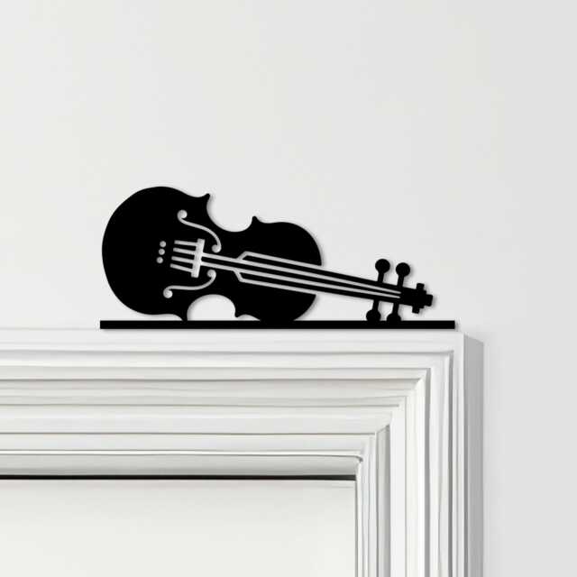 Door Topper Violin Instrument Various Colours Top Of Decorative Sign - Novelty Wall Decor, Frame Art, Art - image 1
