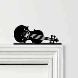Door Topper Violin Instrument Various Colours Top Of Decorative Sign - Novelty Wall Decor, Frame Art, Art - thumbnail 1