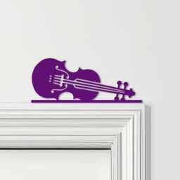 Door Topper Violin Instrument Various Colours Top Of Decorative Sign - Novelty Wall Decor, Frame Art, Art - thumbnail 4