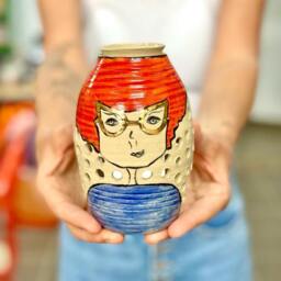 Handmade Ceramic Essential Oil Burner Aromatherapy Home Decor - thumbnail 4