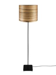 Floor Lamp - Bolivian Walnut Veneer Home Interior Lighting Decor Modern Meets Nature