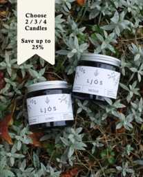100G Candle Bundle - Choose 2, 3, Or 4 Lj??s Candles Scented With Essential Oils Handmade in Norway, Save Up To 25% - thumbnail 1