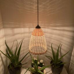Bohemian Lattice Handmade Wall Sconce Pendant Lamp Chandelier Lighting - thumbnail 2