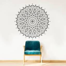 Compassion Mandala Stencil - Mandala Wall Stencil Large Wall For Painting On Wood Better Than Decals - thumbnail 2