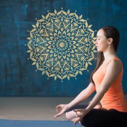 Compassion Mandala Stencil - Mandala Wall Stencil Large Wall For Painting On Wood Better Than Decals - thumbnail 1
