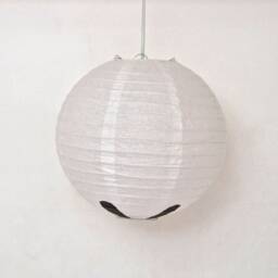 Hand-Painted Sheep Lantern On Japanese Paper Interior Decoration Red Panda Lamp Children's Room & Baby Nursery - thumbnail 2