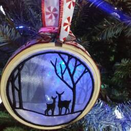 Christmas Transparent Shadow Box Ornament - thumbnail 2