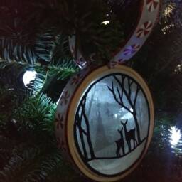 Christmas Transparent Shadow Box Ornament - thumbnail 4