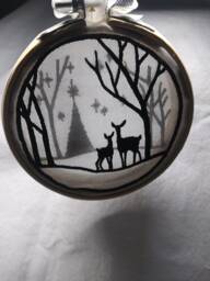 Christmas Transparent Shadow Box Ornament - thumbnail 1