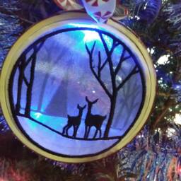 Christmas Transparent Shadow Box Ornament - thumbnail 3